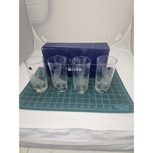 Top Shelf by L.E. Smith 4 Piece Set 12-oz Beverage Glasses No. 2961 Ships